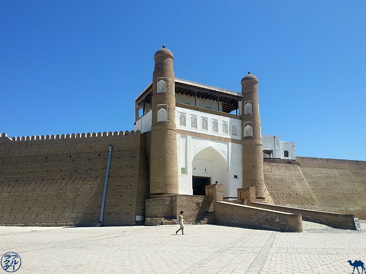 Entrée de la forteresse d'Ark à Boukhara - Découverte de 'lOuzbékistan en Asie Centrale - Le Chameau Bleu 