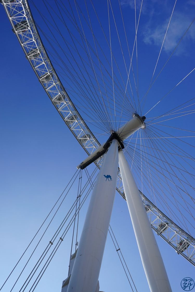Le Chameau Bleu - Blog Voyage à Londres UK - La grande roue de Londres sur les bords de la Tamise