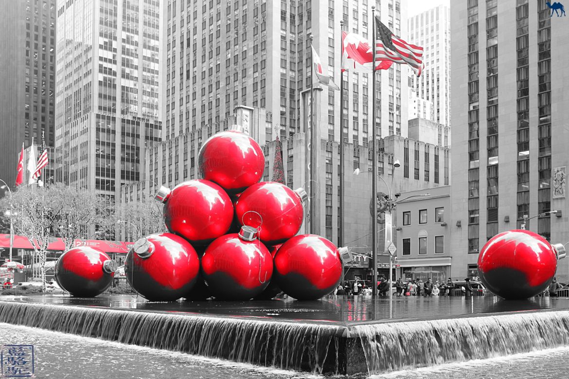 Le Chameau Bleu - Décoration de Noel à Manhattan New York USA