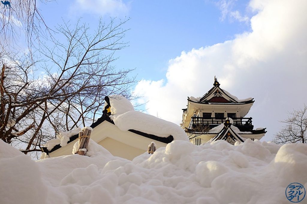Le Chameau Bleu - Voyage au Japon dans le Tohoku - Visite du chateau de Yokote