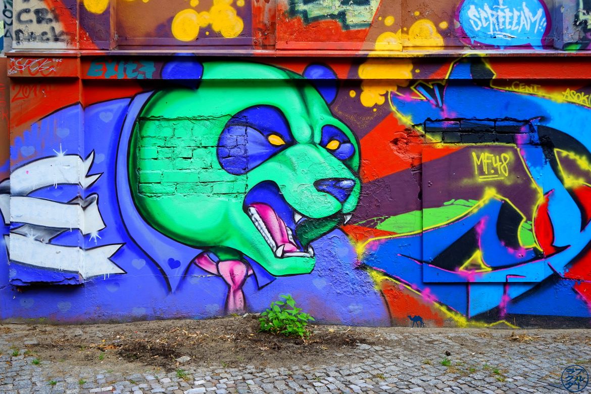 Le Chameau Bleu - Street Art - Angry Panda - escapade à Berlin