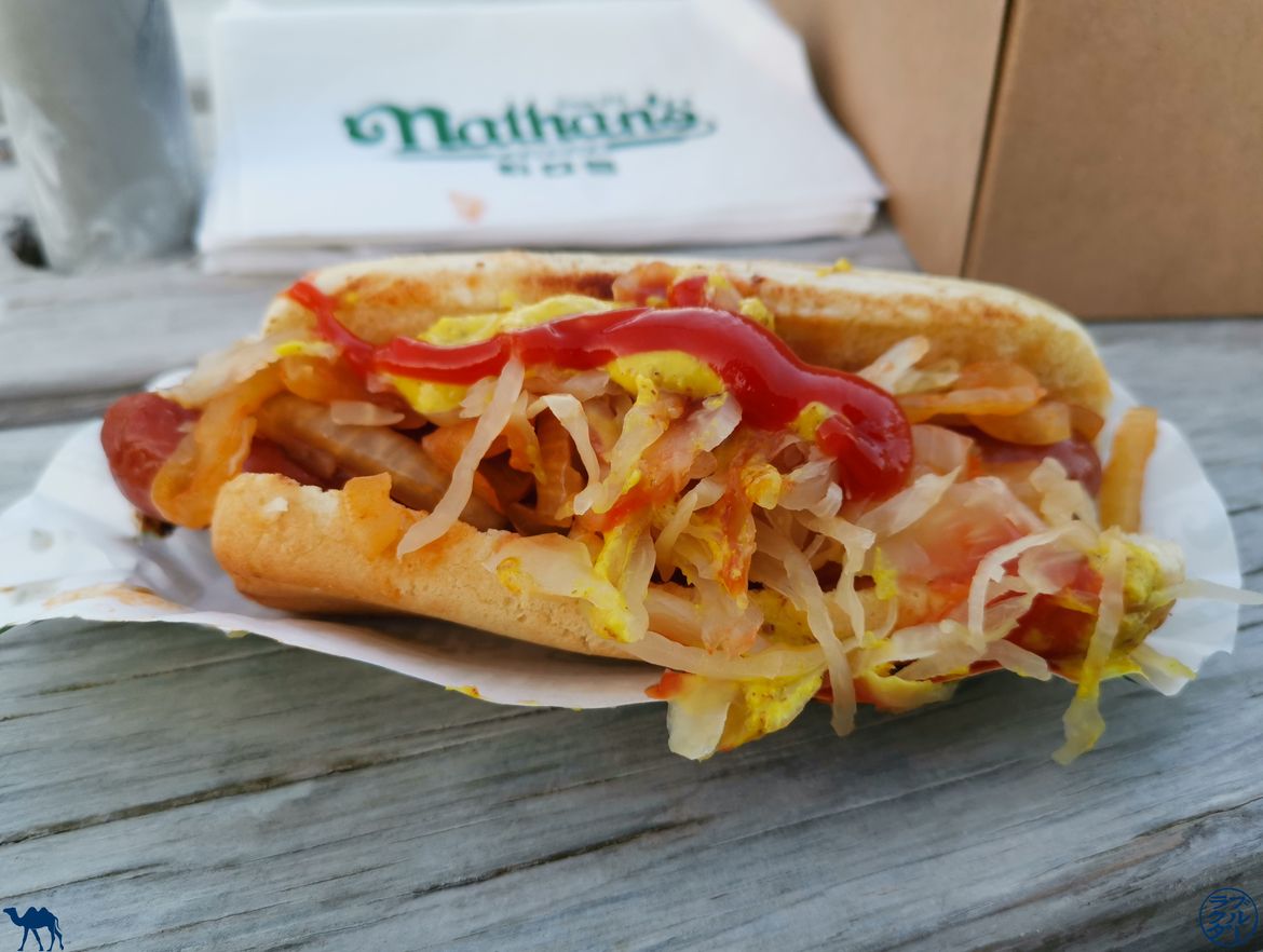 Le Chameau Bleu - Blog Voyage à Coney Island à New York - Hot Dog à Nathan