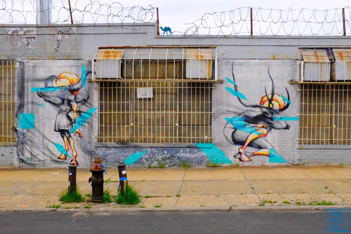 Le Chameau Bleu - Minautaures - Bushwick - Street Art - Brooklyn 