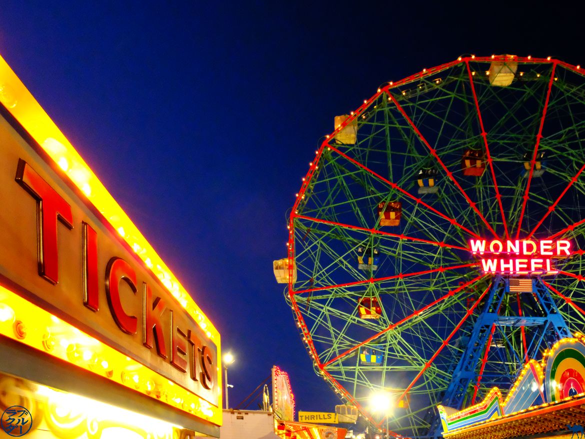 Le Chameau Bleu - Blog Voyage à New York - Tickets de Coney Island - Luna Park 