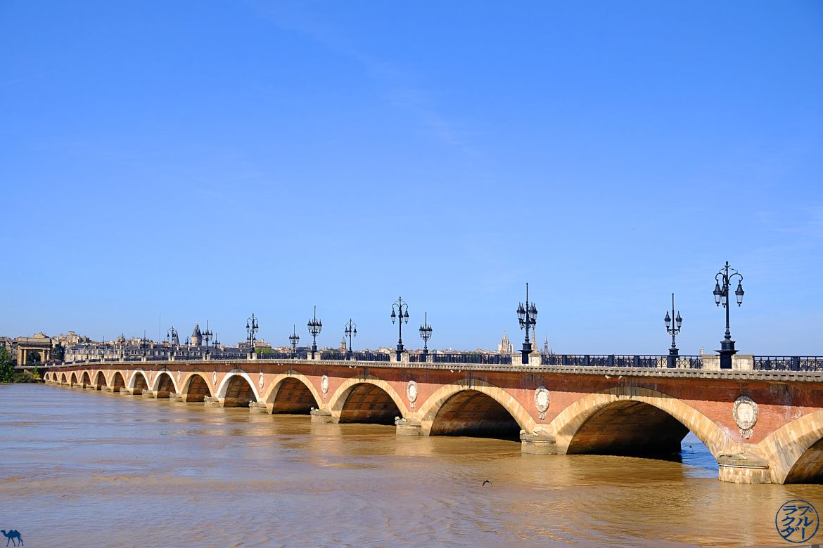Le Chameau Bleu - Blog Voyage Canal des deux mers à Velo - Arrivée au centre ville de Bordeaux