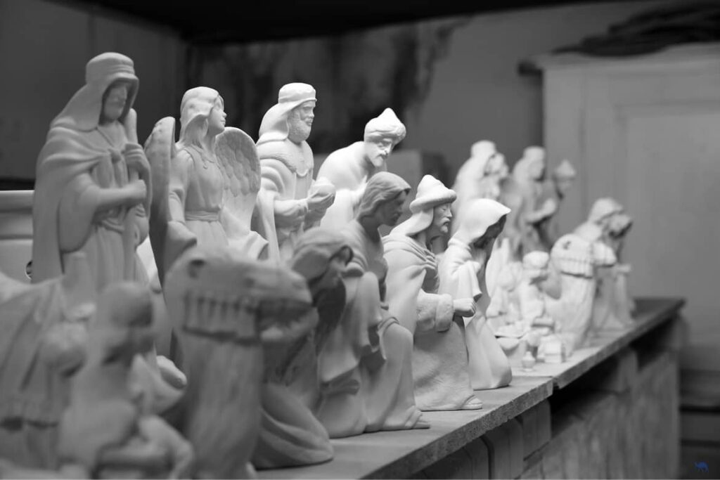 Le Chameau Bleu - Voyage En Alsace Verte - Poterie Siegfried Burger et Fils - Crèche