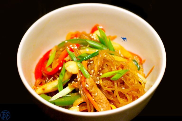 Recette du Japchae Vermicelles Coréennes Le Chameau Bleu