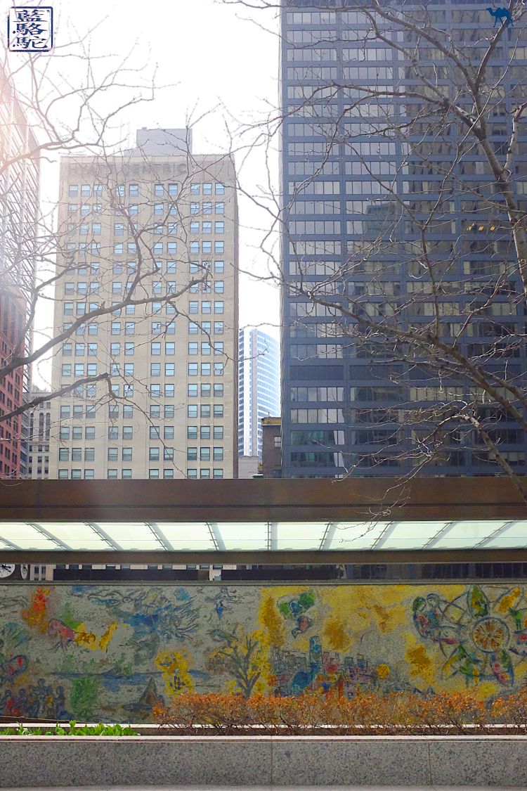 Le Chameau Bleu - Blog Voyage Chicago USA - Vacances à Chicago - Fresque de Chagall