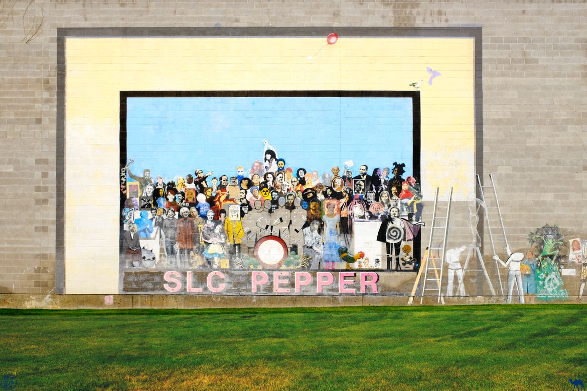 Le Chameau Bleu - Blog Voyage Salt Lake City Utah - Street Art SLC Pepper
