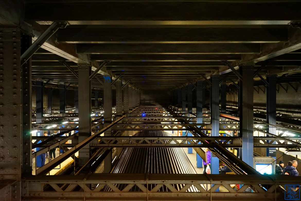 Le Chameau Bleu - Blog Voyage New York - Perspectives du métro de New York